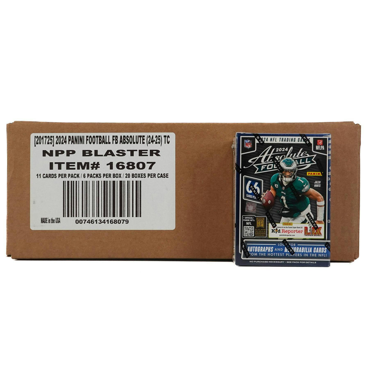 2024 Panini Absolute Football Blaster 20-Box Case (Green Parallels!)