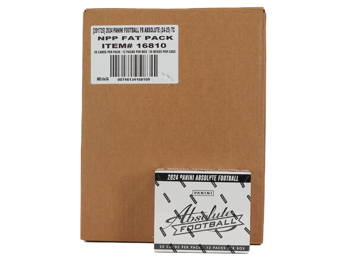 2024 Panini Absolute Football Jumbo Value 20-Box Case