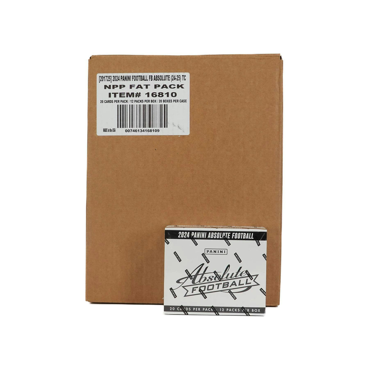 2024 Panini Absolute Football Jumbo Value 20-Box Case