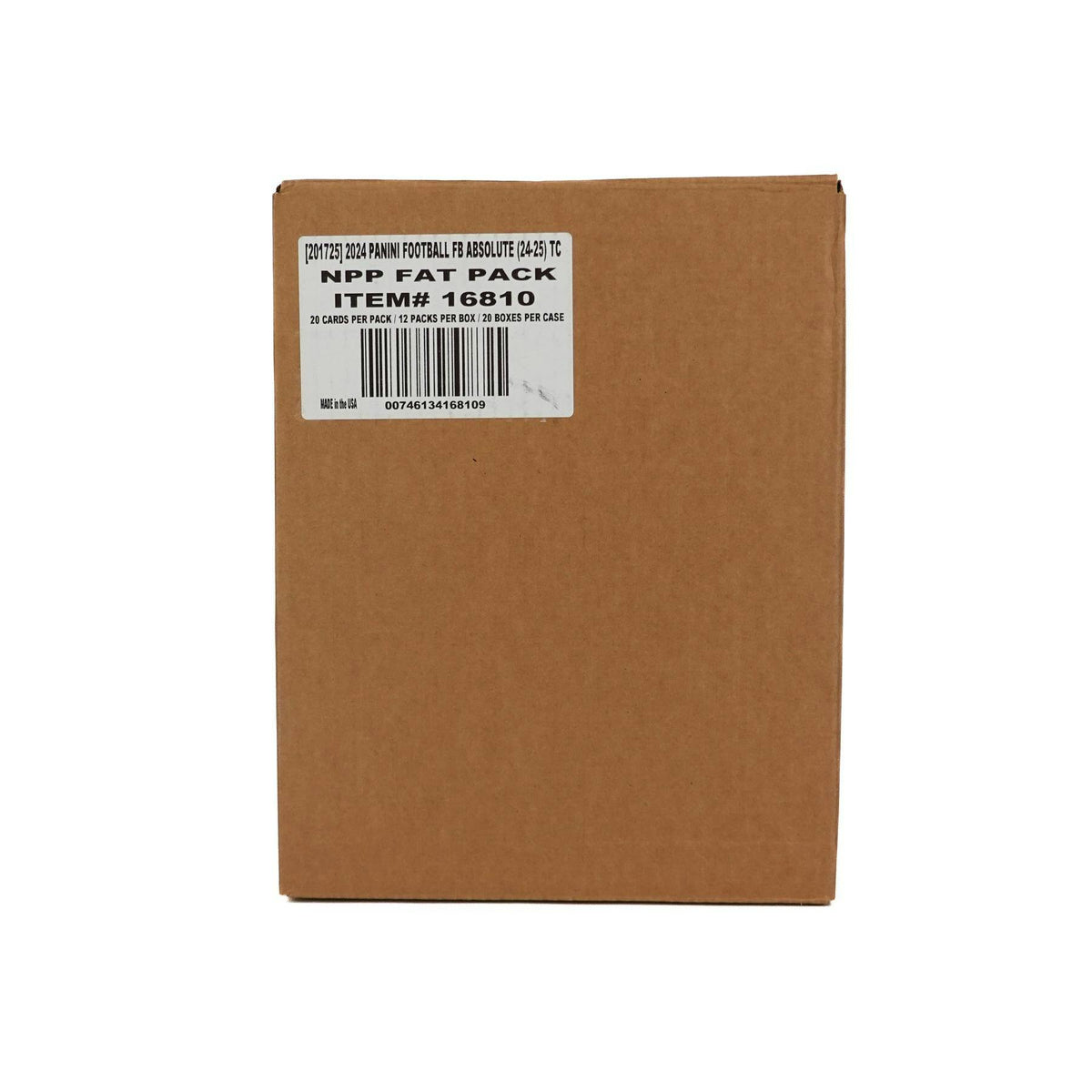 2024 Panini Absolute Football Jumbo Value 20-Box Case