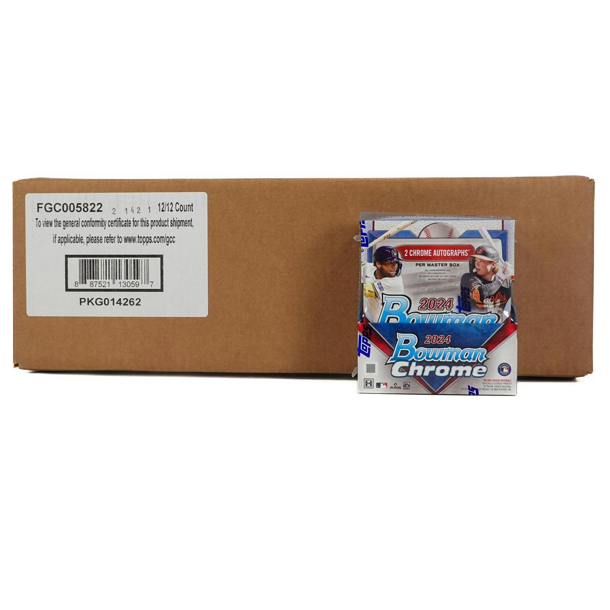 2024 Bowman Chrome Baseball Hobby 12-Box Case