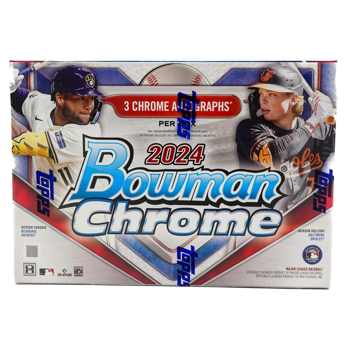 2024 Bowman Chrome Baseball HTA Choice 12-Box Case