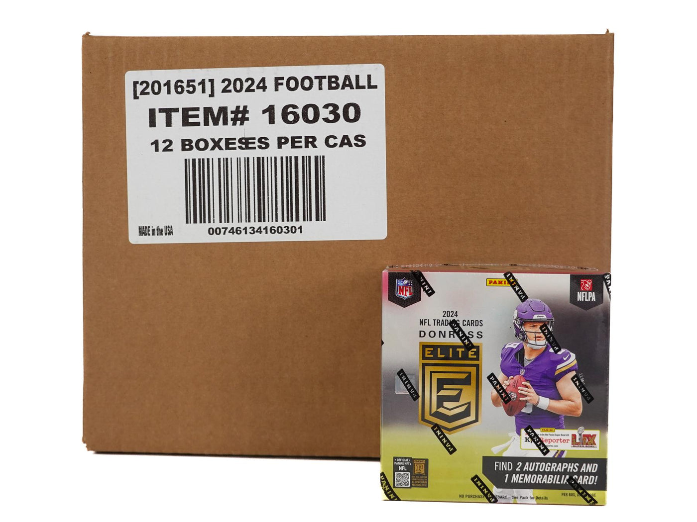 2024 Panini Donruss Elite Football Hobby 12-Box Case