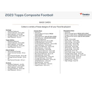 2023 Topps Composite Football Mega 20-Box Case