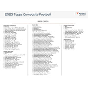 2023 Topps Composite Football Blaster Box