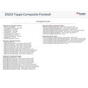 2023 Topps Composite Football Mega 20-Box Case