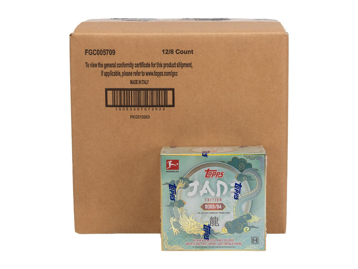 2023/24 Topps Bundesliga Jade Edition Soccer Hobby 12-Box Case