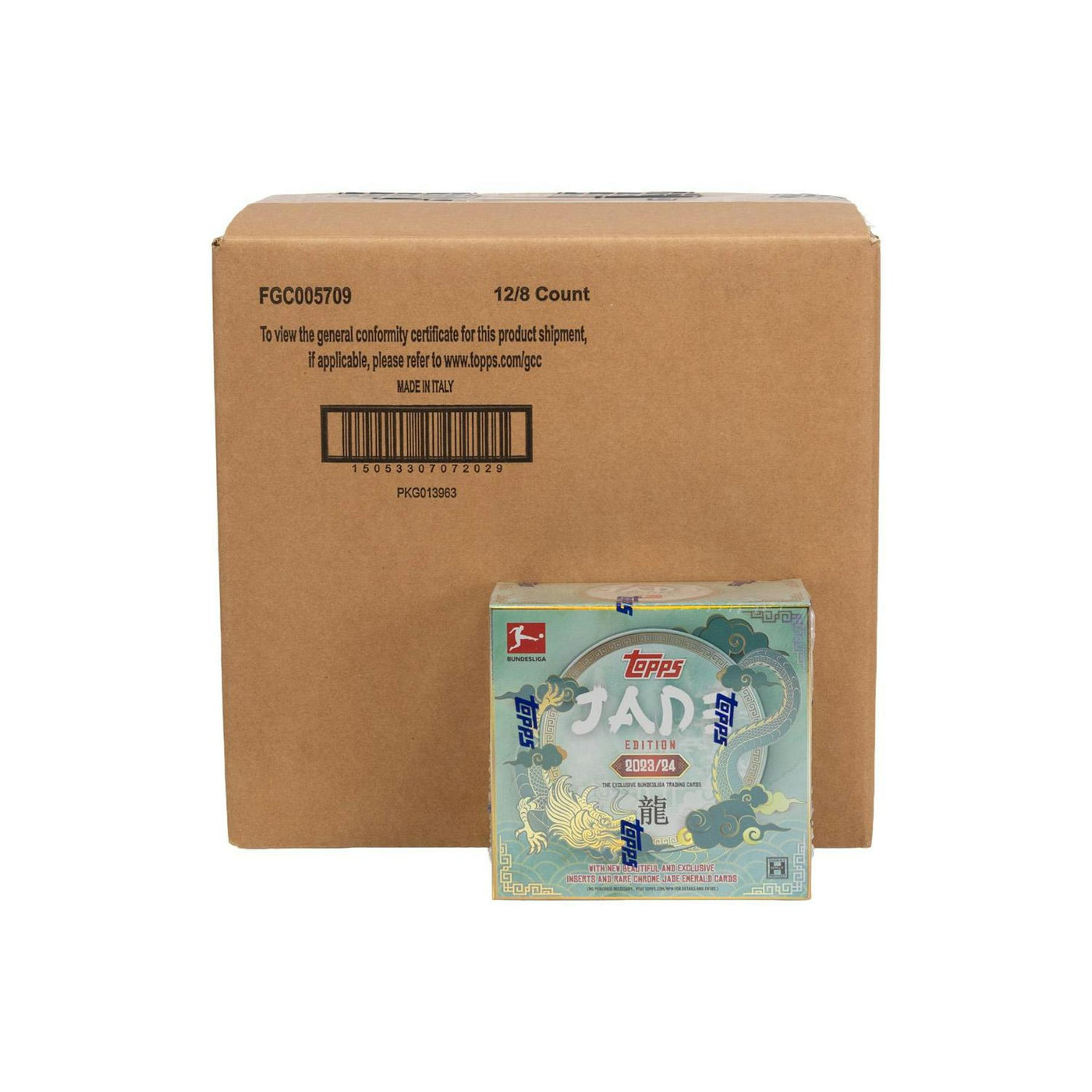 2023/24 Topps Bundesliga Jade Edition Soccer Hobby 12-Box Case