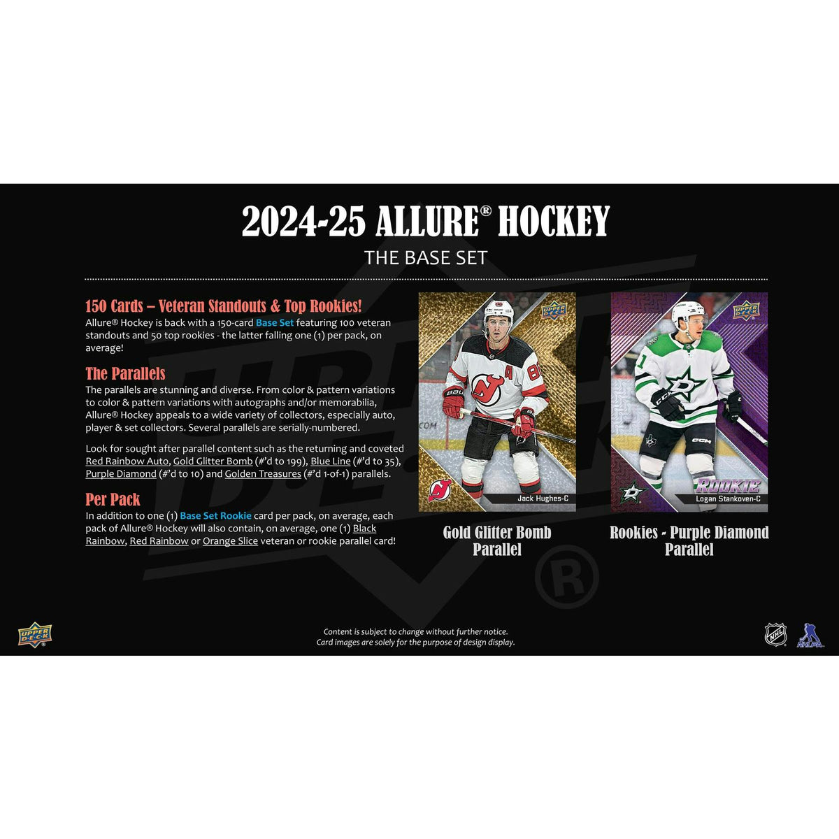 2024/25 Upper Deck Allure Hockey Hobby 18-Box Case