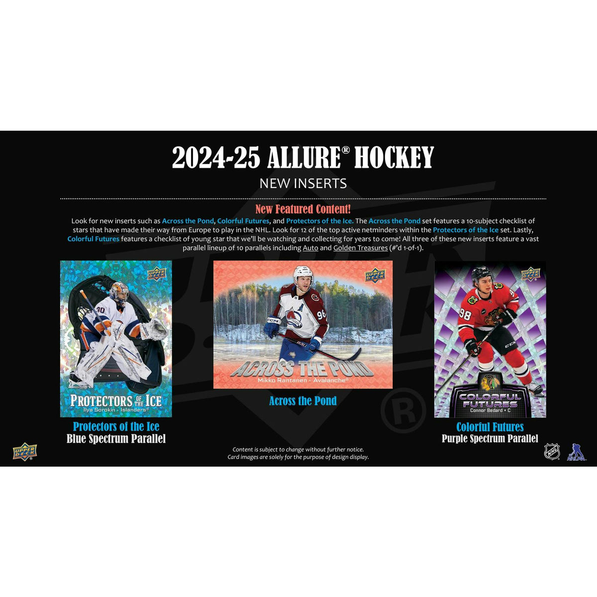 2024/25 Upper Deck Allure Hockey Hobby 18-Box Case