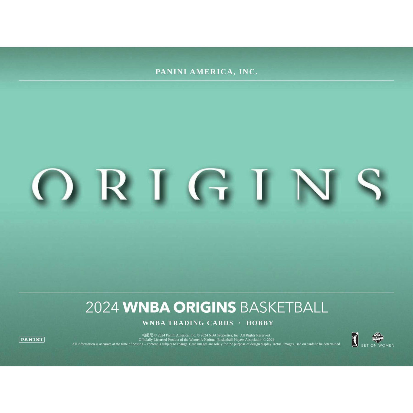 2024 Panini Origins WNBA Basketball Hobby 10-Box Case