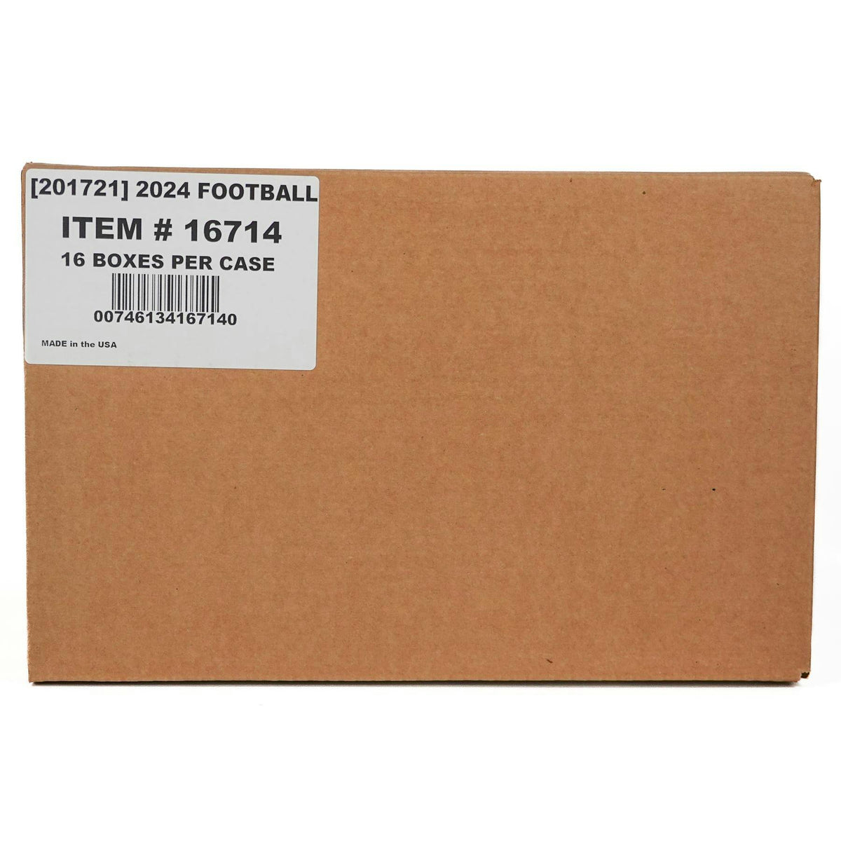 2024 Panini Certified Football Hobby 16-Box Case