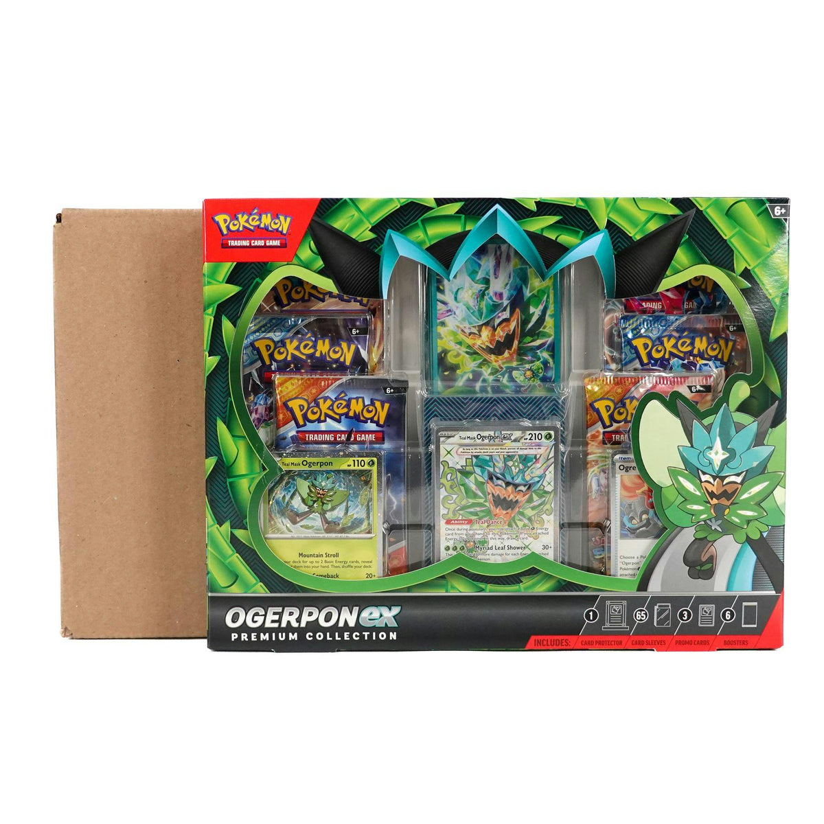 Pokemon Ogerpon ex Premium Collection 6-Box Case