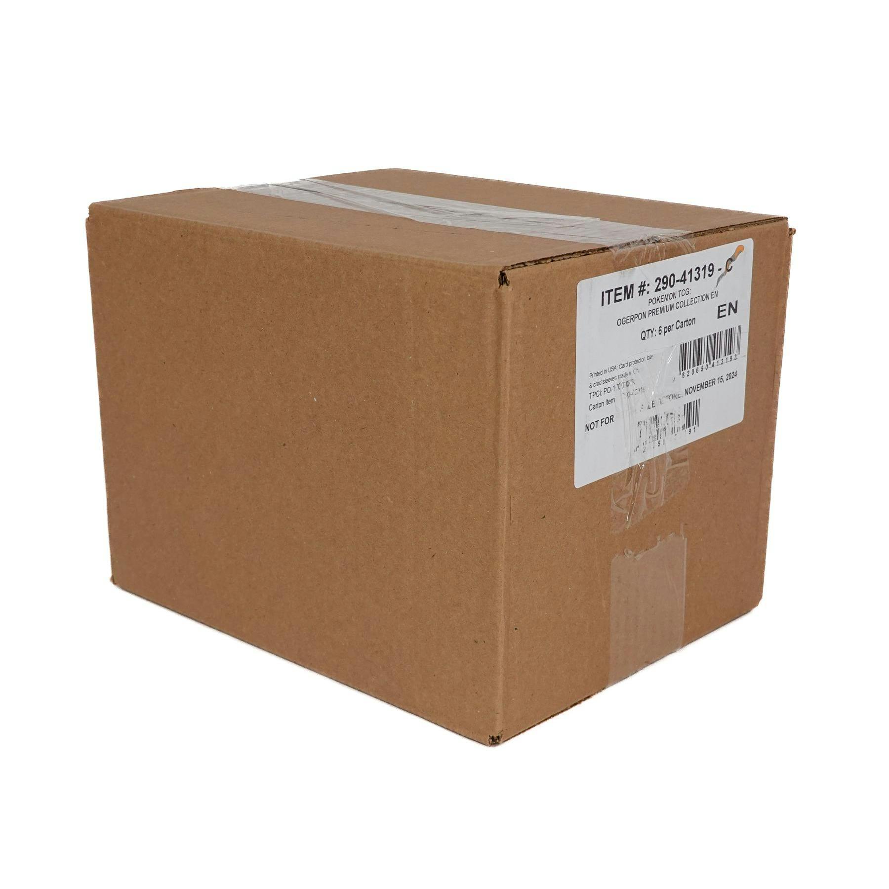 Pokemon Ogerpon ex Premium Collection 6-Box Case
