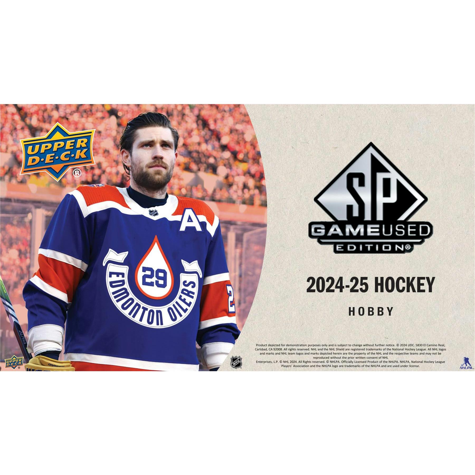 2024/25 Upper Deck SP Game Used Hockey Hobby Box