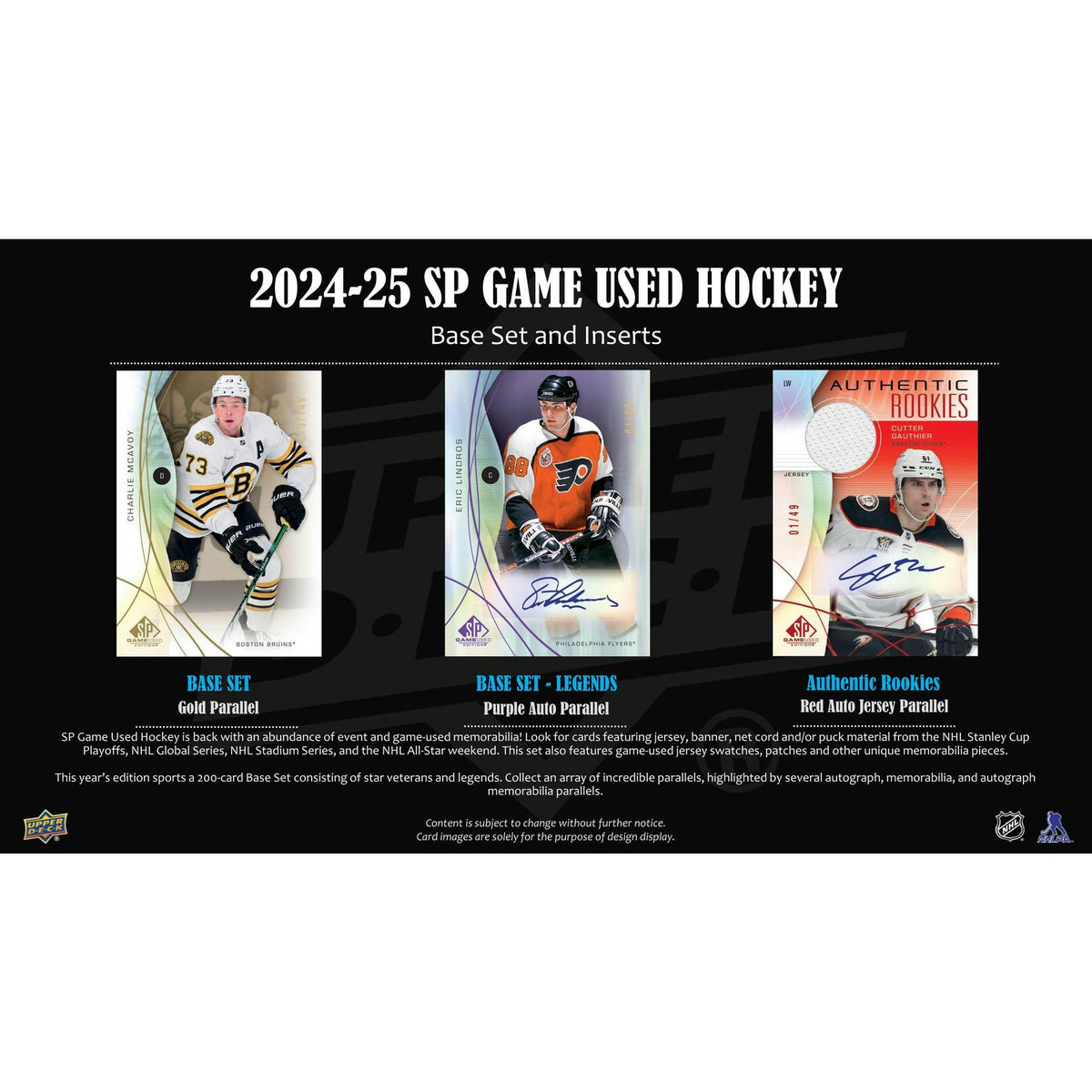 2024/25 Upper Deck SP Game Used Hockey Hobby Box