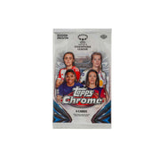 2023/24 Topps Chrome UEFA Women's Champions League Soccer Hobby Pack