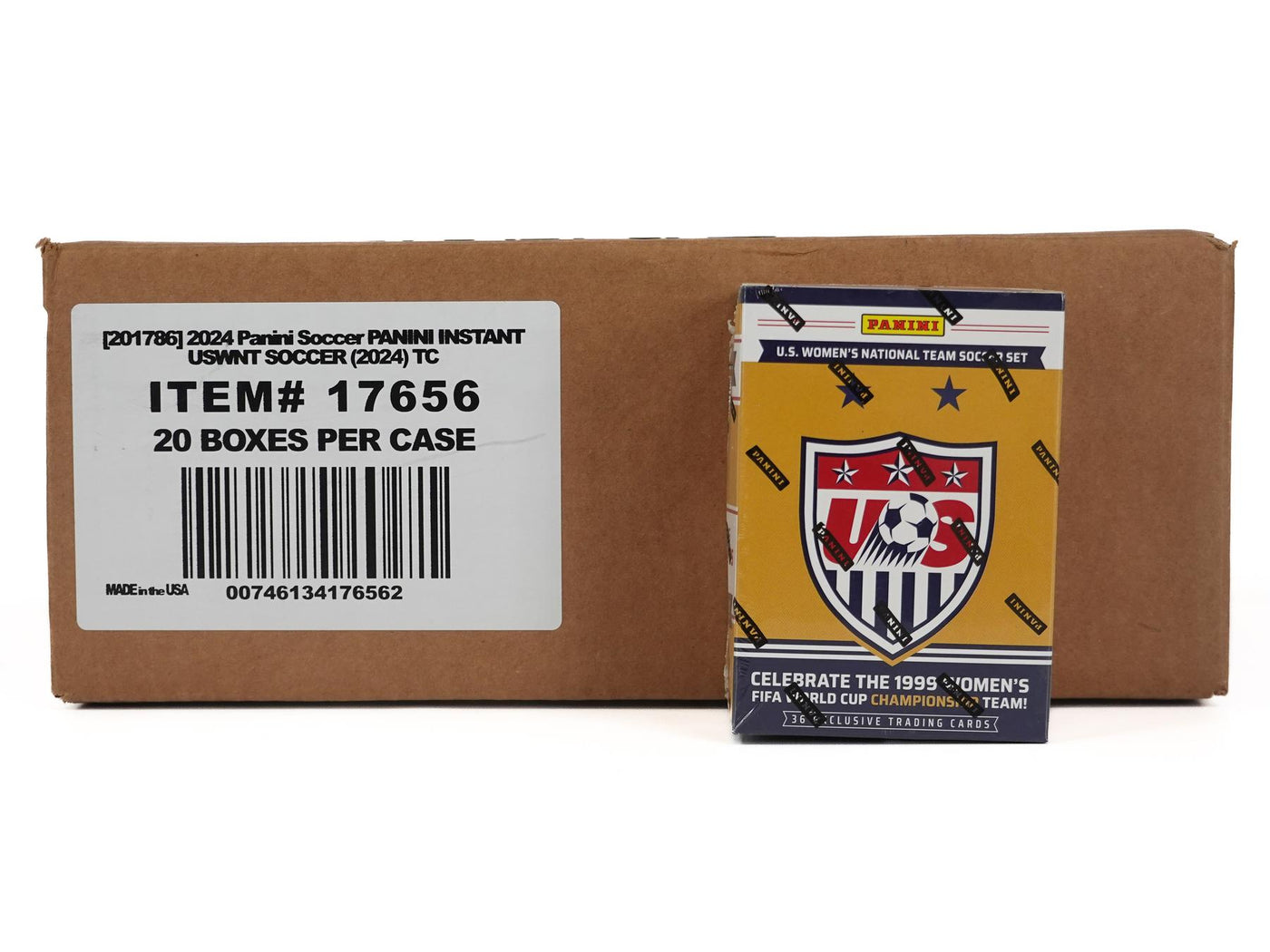 2024 Panini USWNT 1999 Women's FIFA World Cup Champions Soccer Team Set 20-Box Case