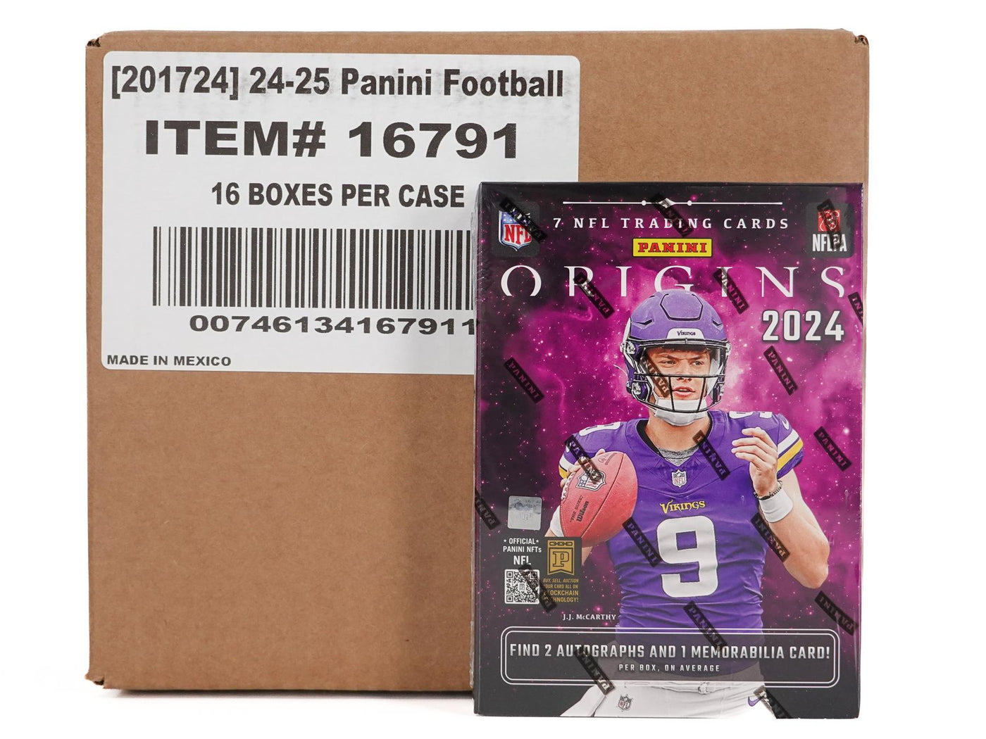 2024 Panini Origins Football Hobby 16-Box Case