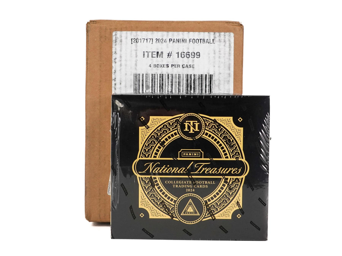 2024 Panini National Treasures Collegiate Football Hobby 4-Box Case