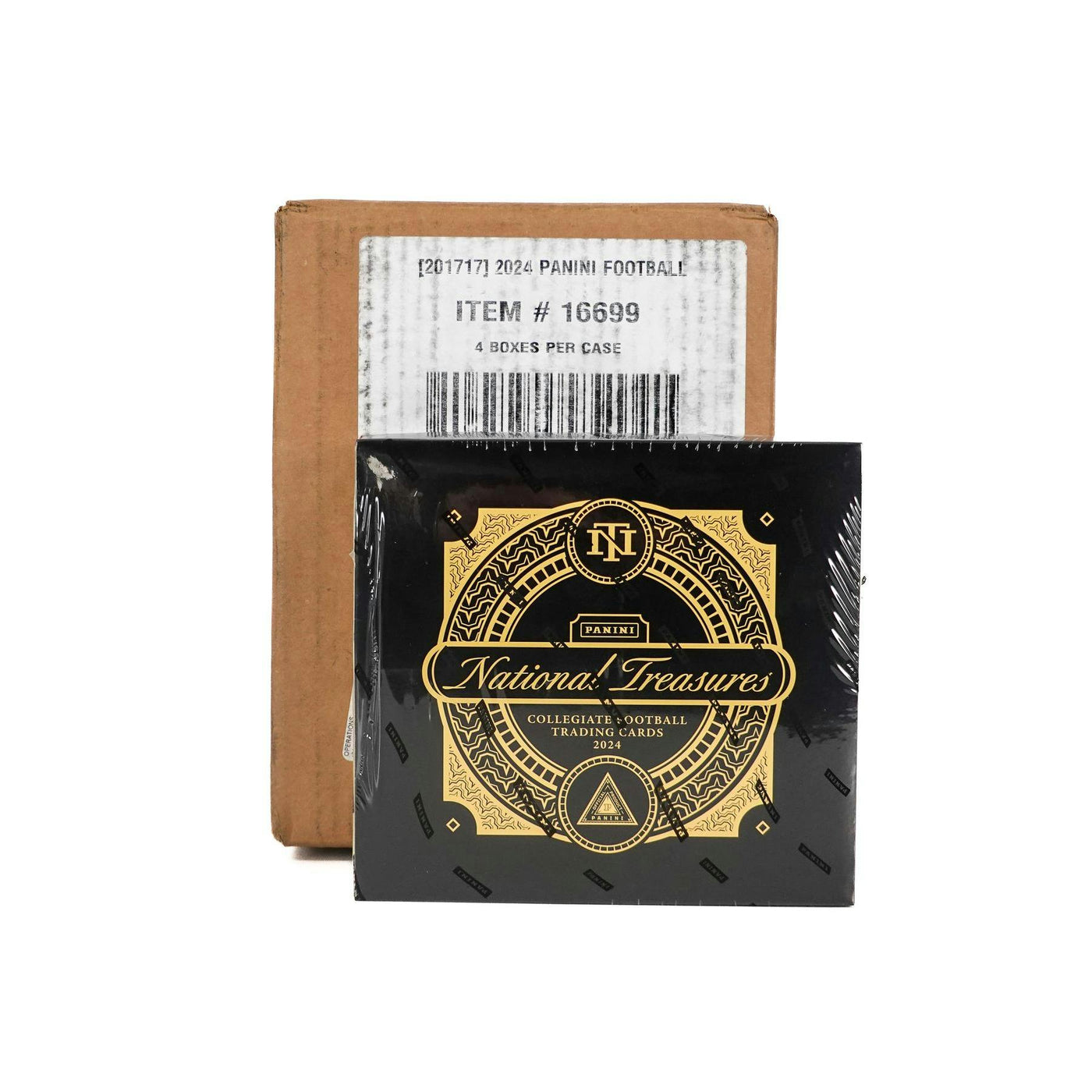 2024 Panini National Treasures Collegiate Football Hobby 4-Box Case