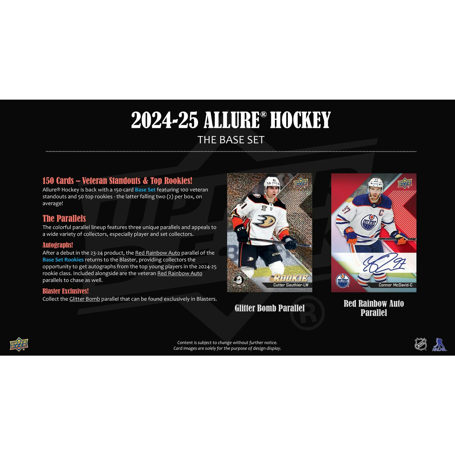 2024/25 Upper Deck Allure Hockey Blaster Box