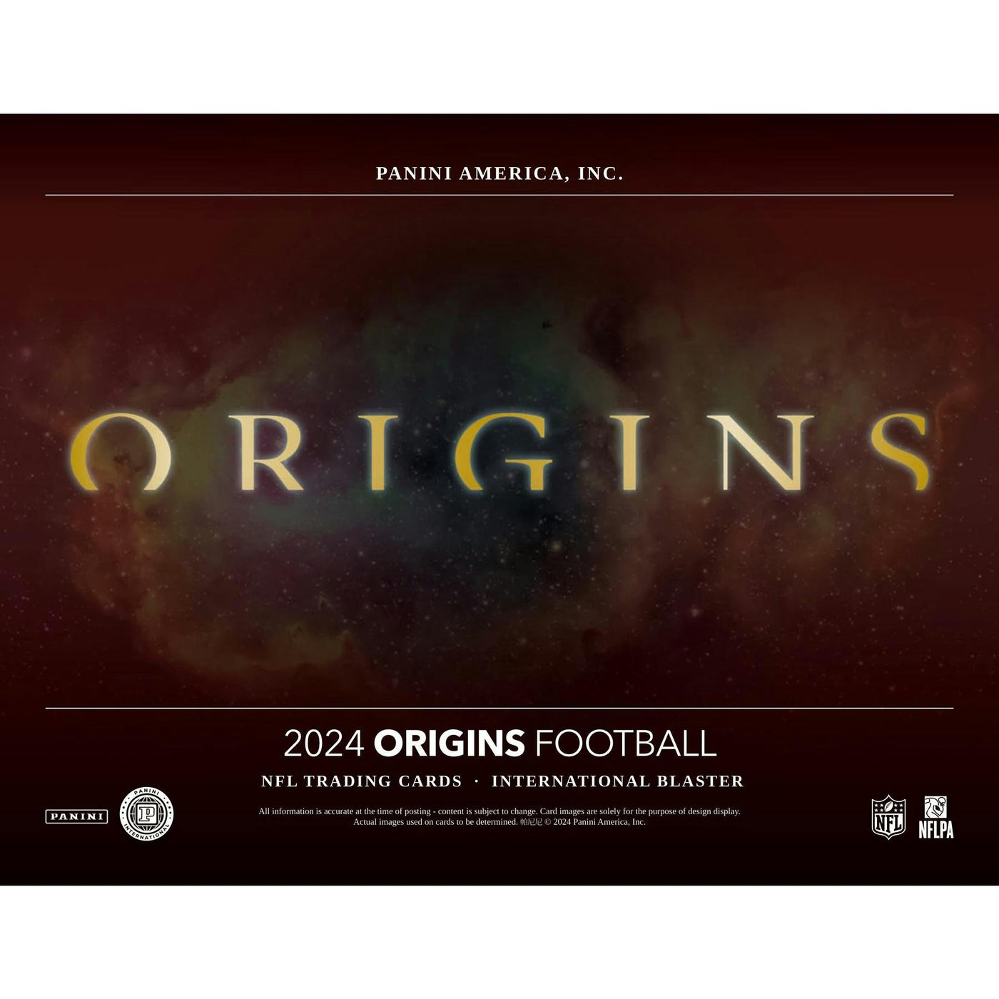 2024 Panini Origins Football International Blaster Box