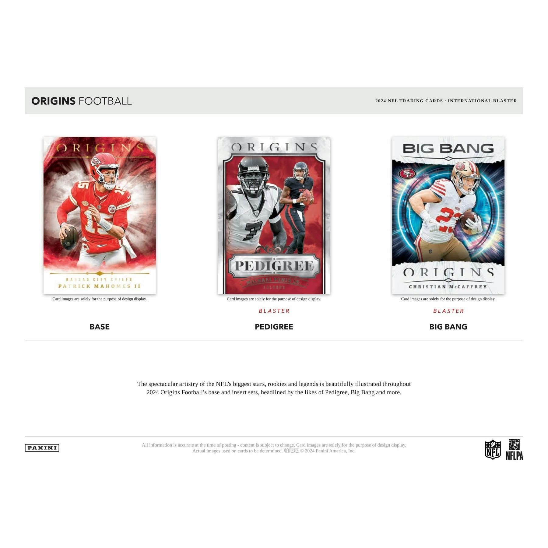 2024 Panini Origins Football International Blaster Box