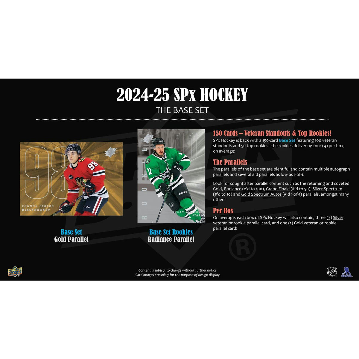 2024/25 Upper Deck SPx Hockey Hobby Box