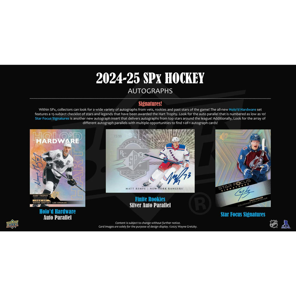 2024/25 Upper Deck SPx Hockey Hobby Box