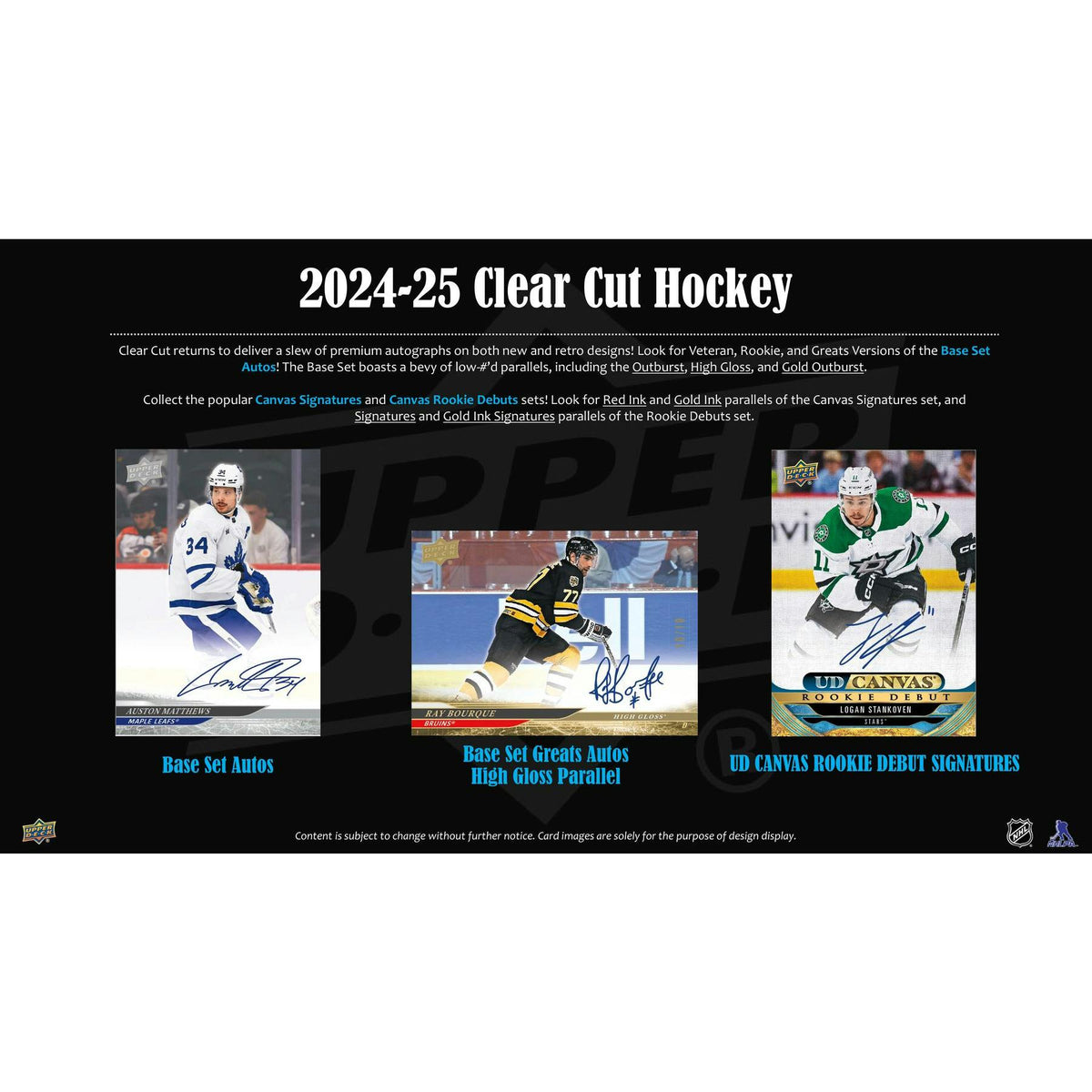 2024/25 Upper Deck Clear Cut Hockey Hobby Box