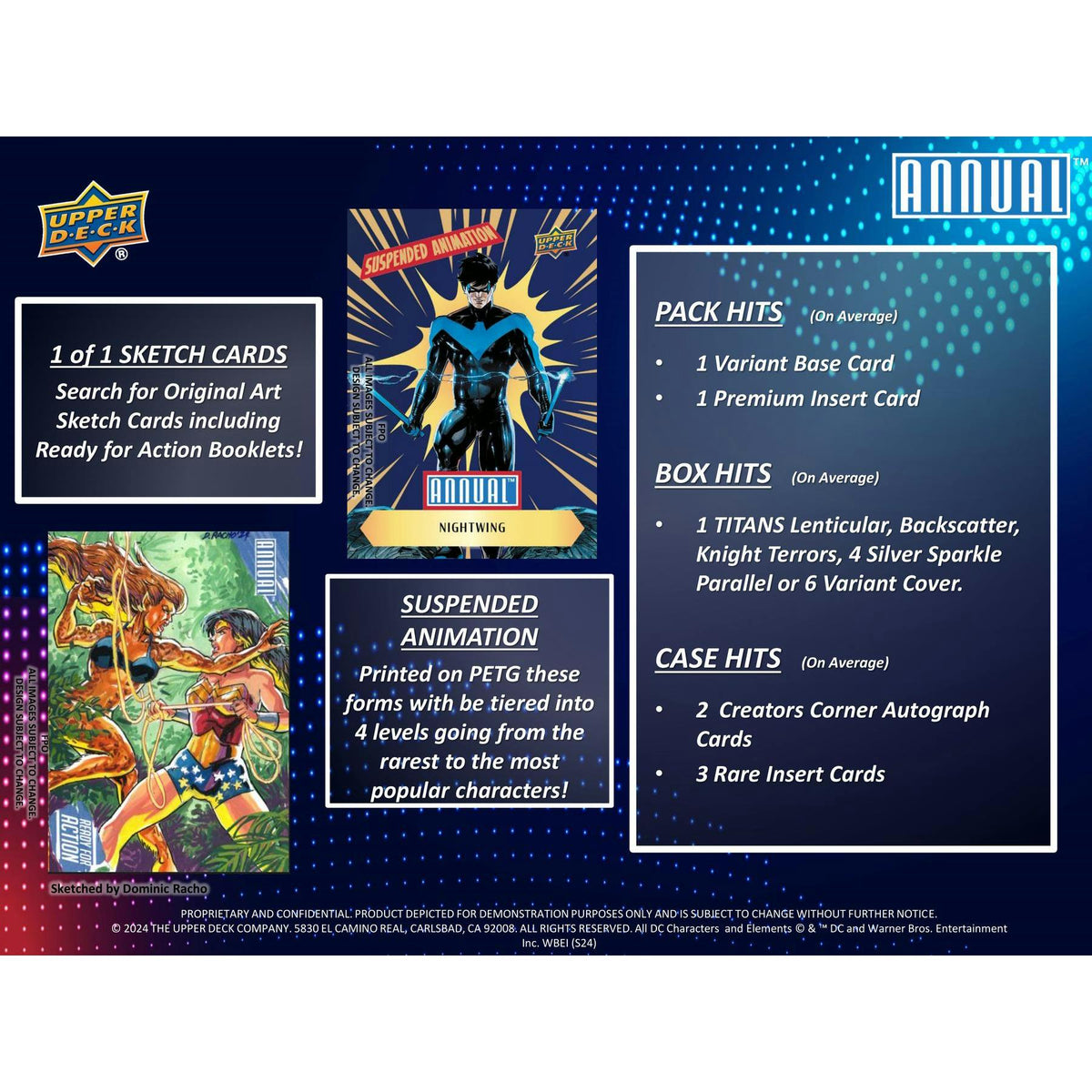 2023/24 Upper Deck DC Annual Hobby 16-Box Case