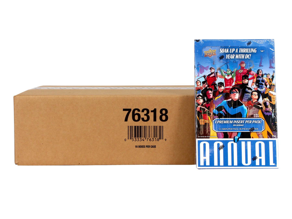 2023/24 Upper Deck DC Annual Hobby 16-Box Case