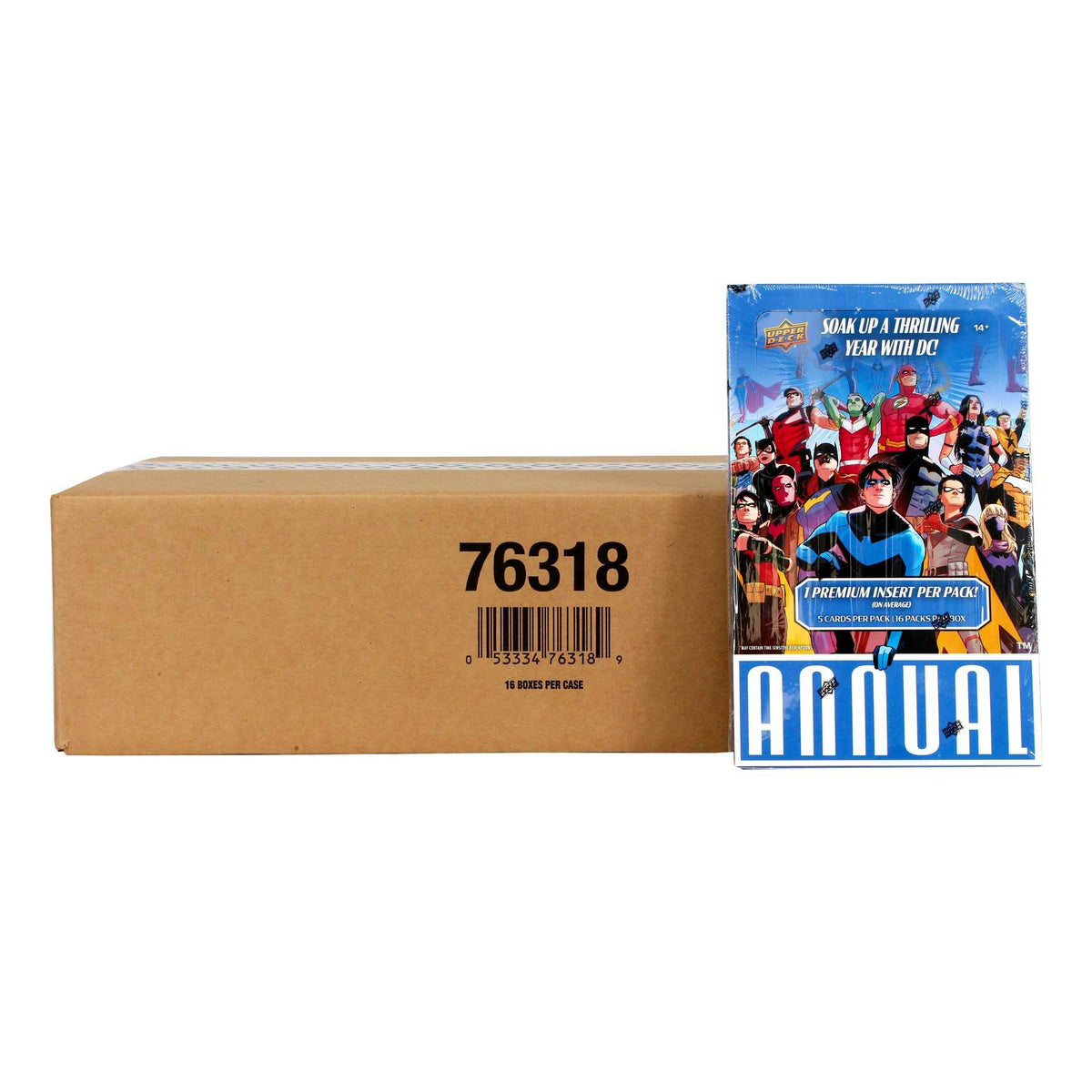 2023/24 Upper Deck DC Annual Hobby 16-Box Case