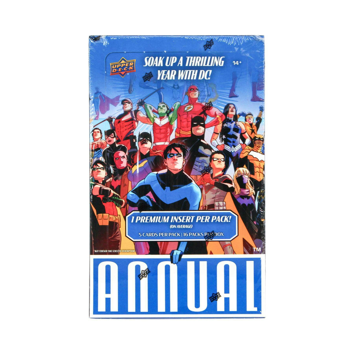 2023/24 Upper Deck DC Annual Hobby 16-Box Case