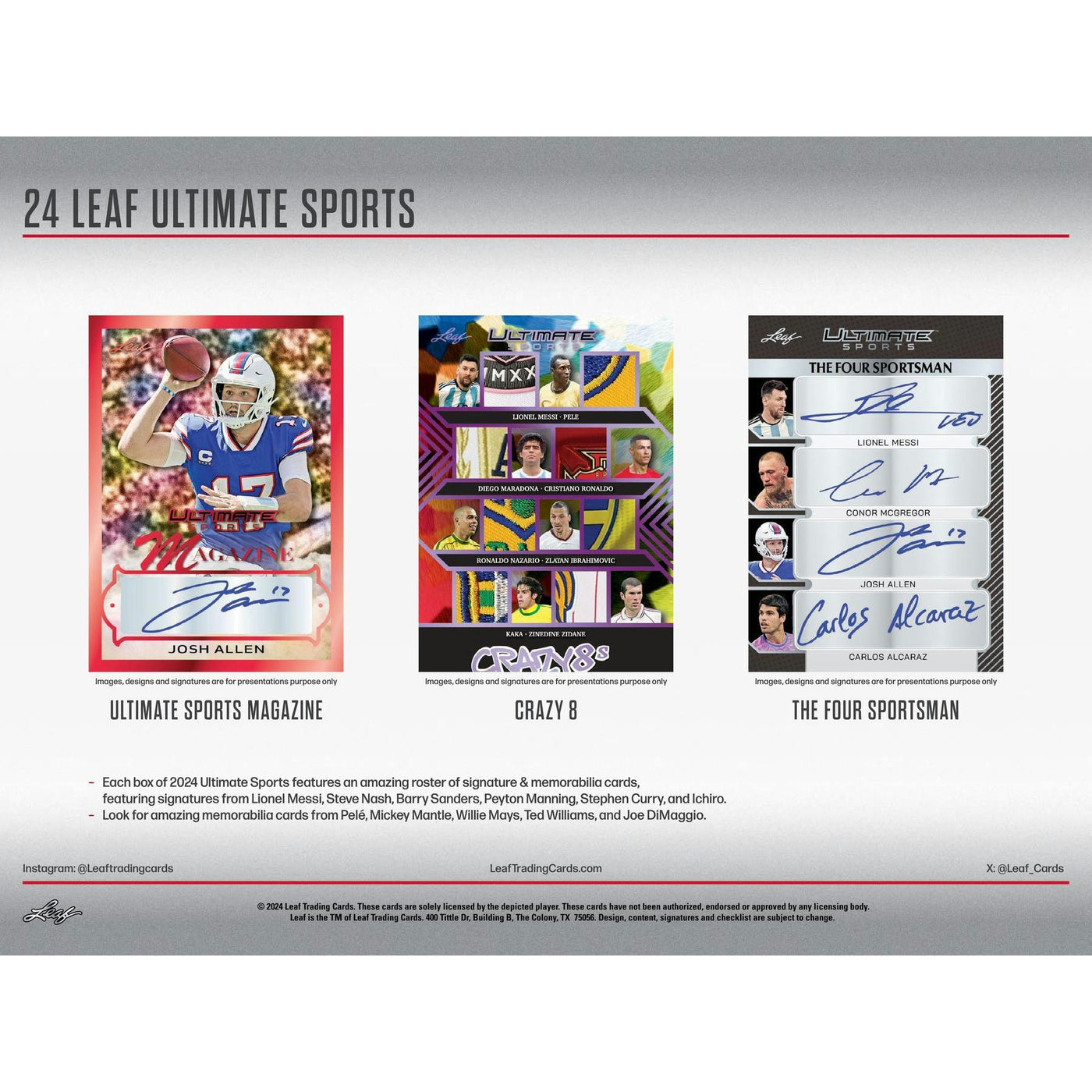 2024 Leaf Ultimate Sports Hobby Box (Reed Buy)