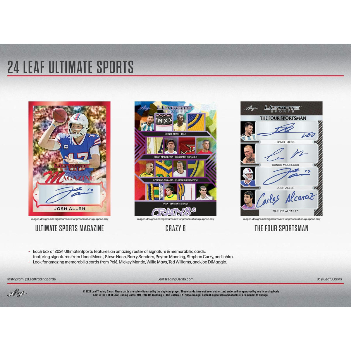 2024 Leaf Ultimate Sports Hobby Box (Reed Buy)