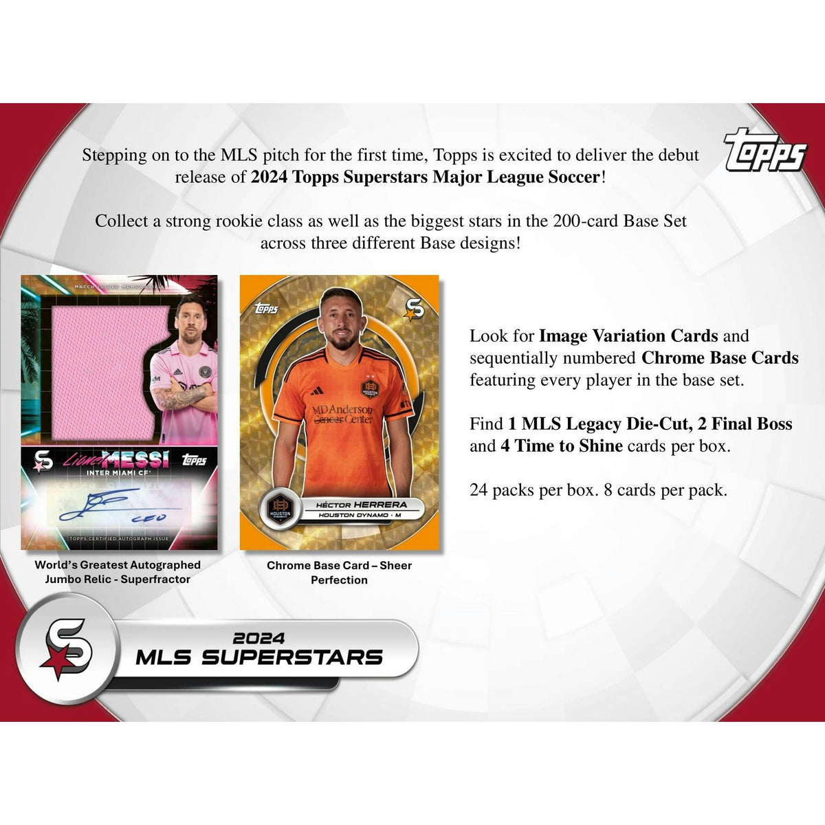 2024 Topps Superstars MLS Major League Soccer Hobby Box