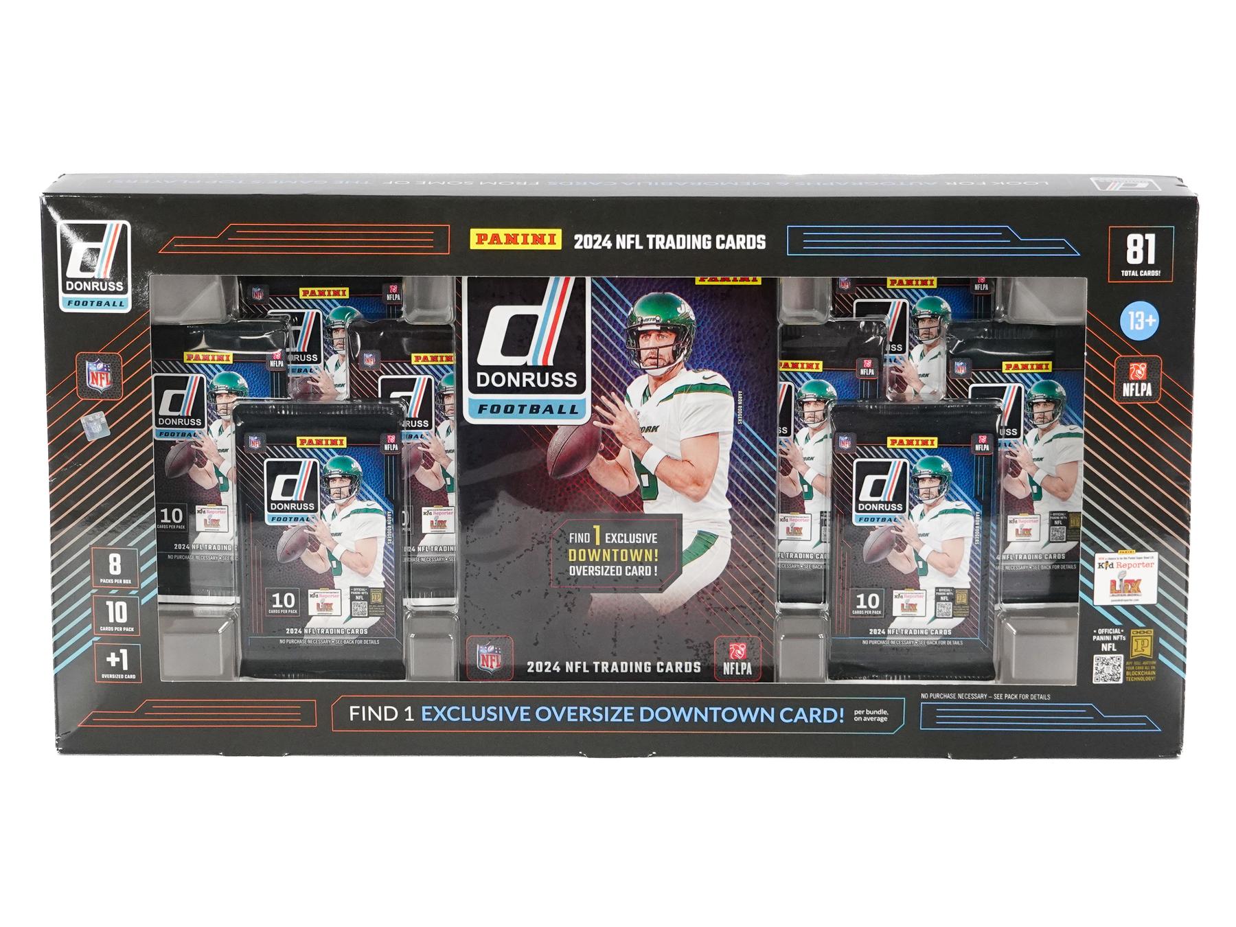 2024 Panini Donruss Football Bundle Box (Oversized Downtown Card!)