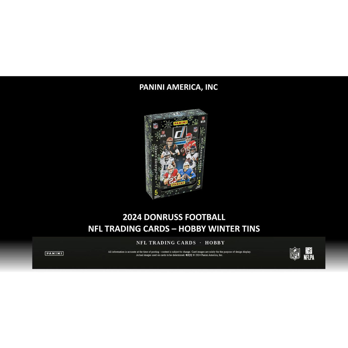 2024 Panini Donruss Football Winter Holiday Tin (Box)
