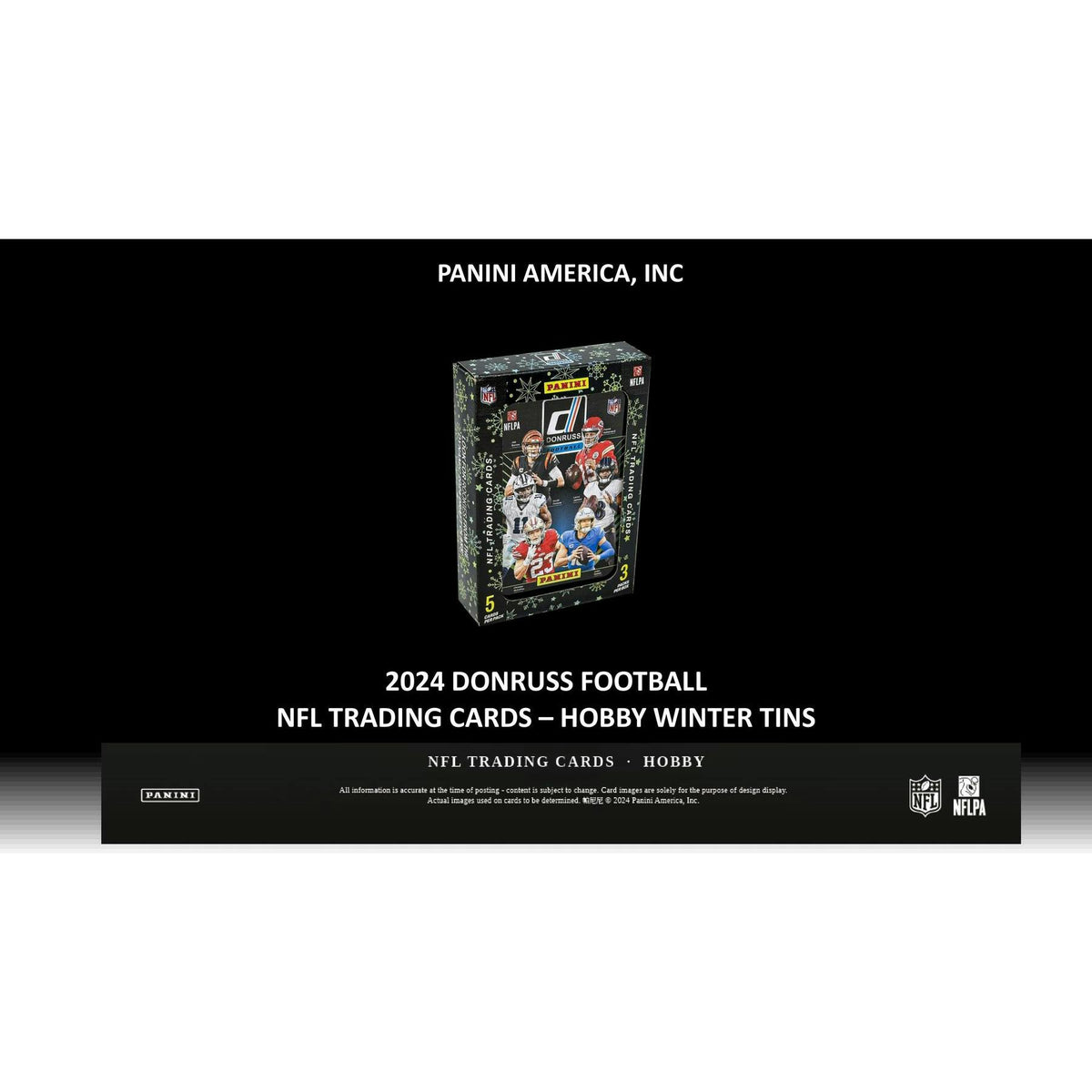2024 Panini Donruss Football Winter Holiday Tin (Box)