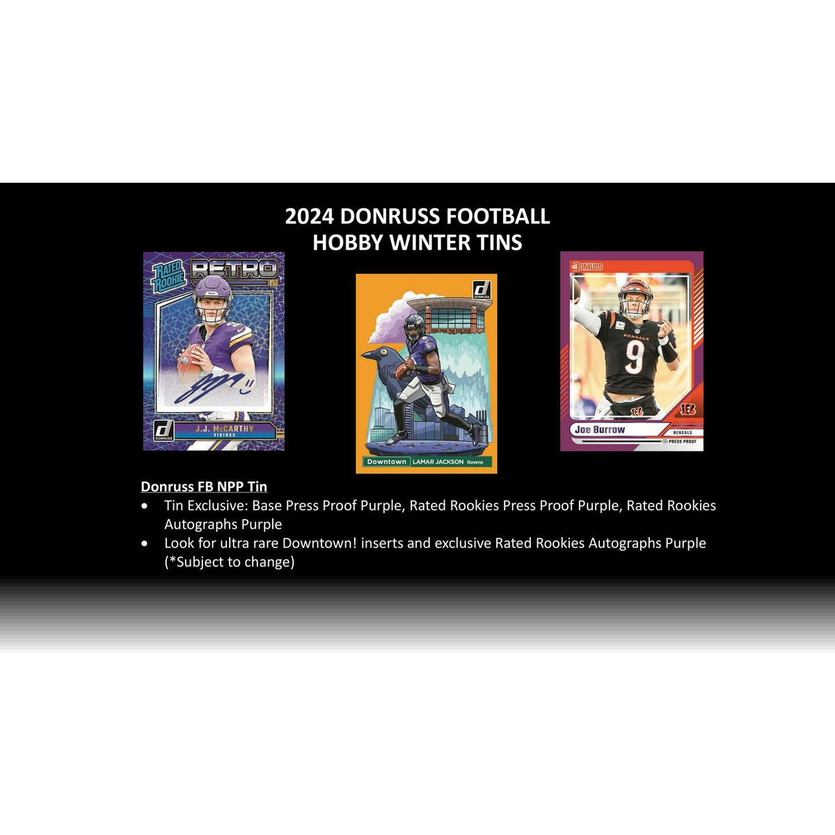 2024 Panini Donruss Football Winter Holiday Tin (Box)