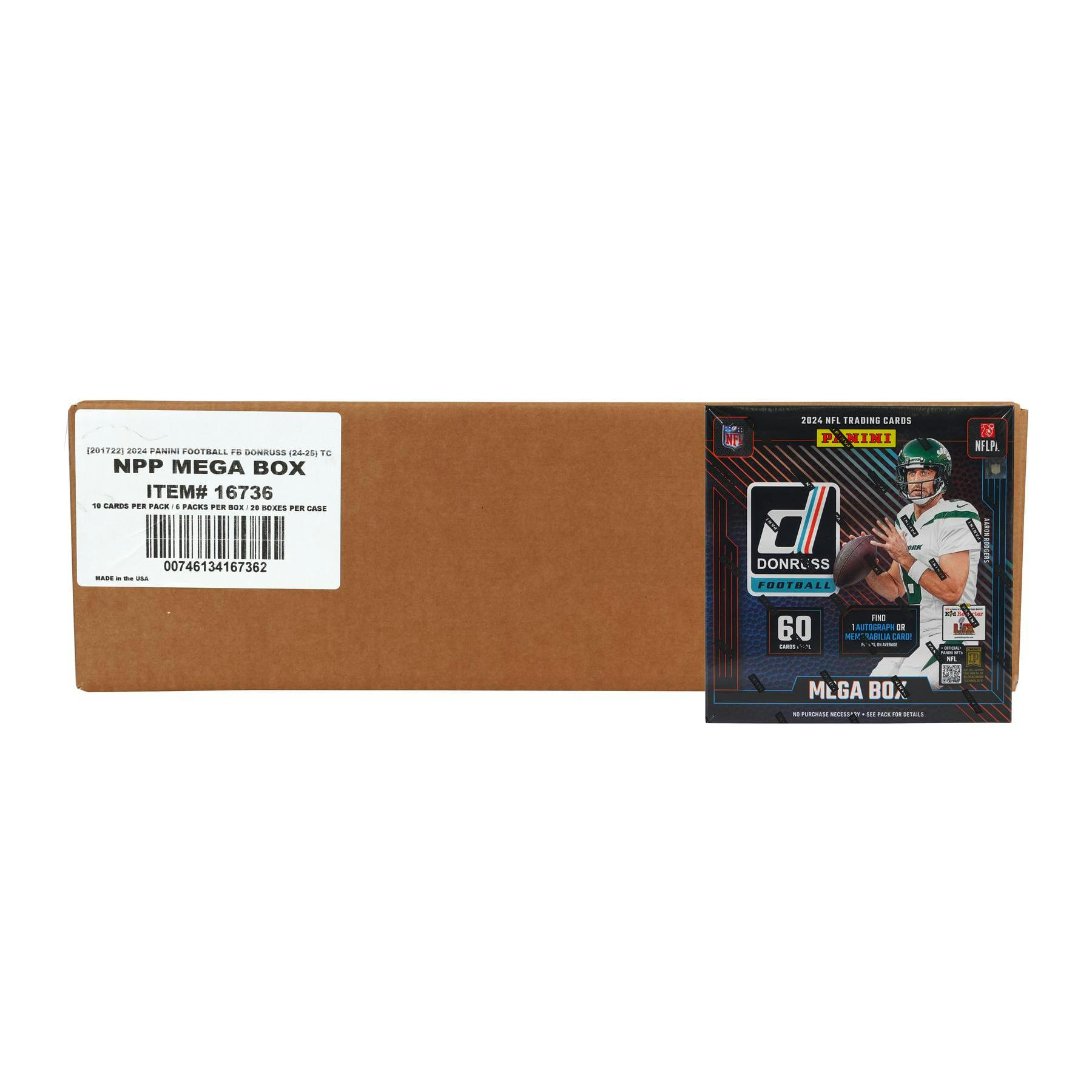2024 Panini Donruss Football Mega 20-Box Case (Red Wave)