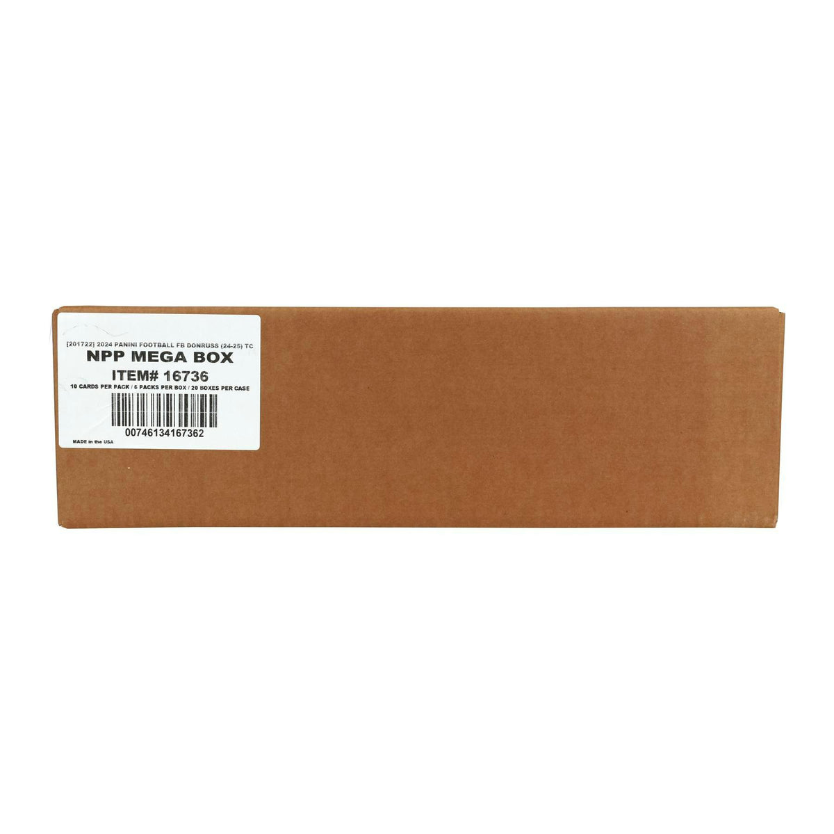 2024 Panini Donruss Football Mega 20-Box Case (Red Wave)