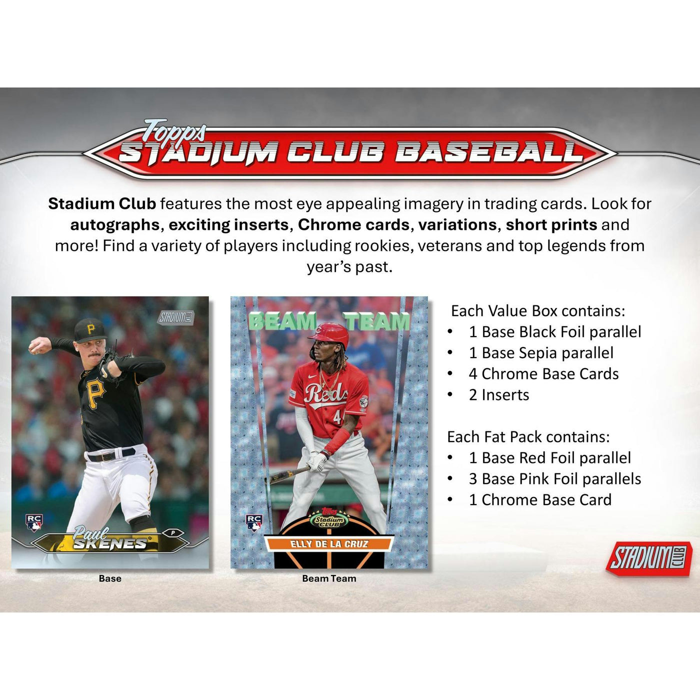 2024 Topps Stadium Club Baseball Blaster Box