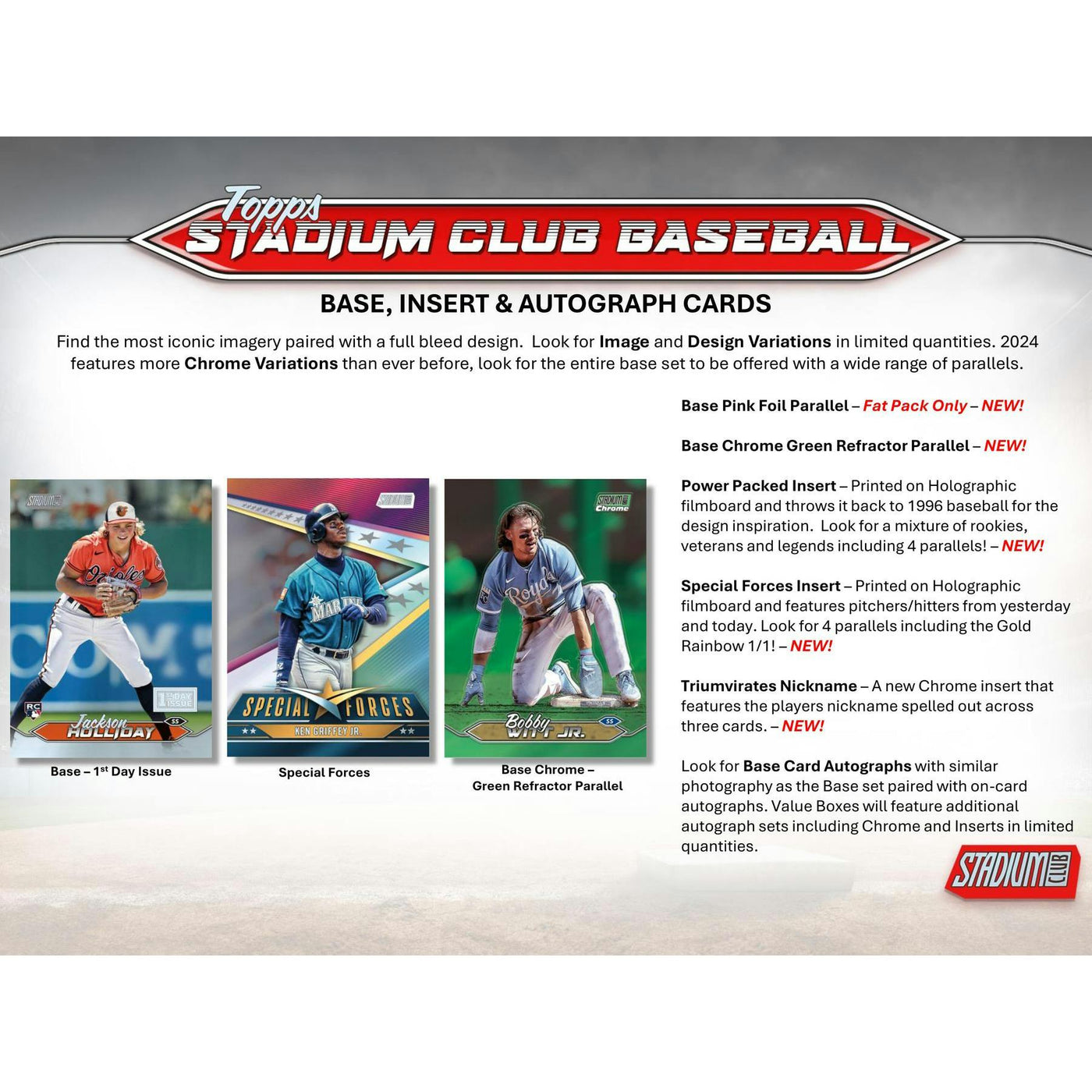 2024 Topps Stadium Club Baseball Blaster Box