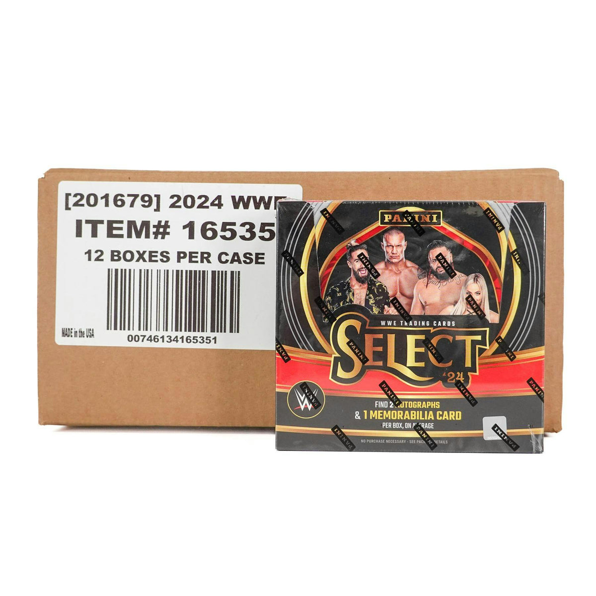 2024 Panini Select WWE Wrestling Hobby 12-Box Case