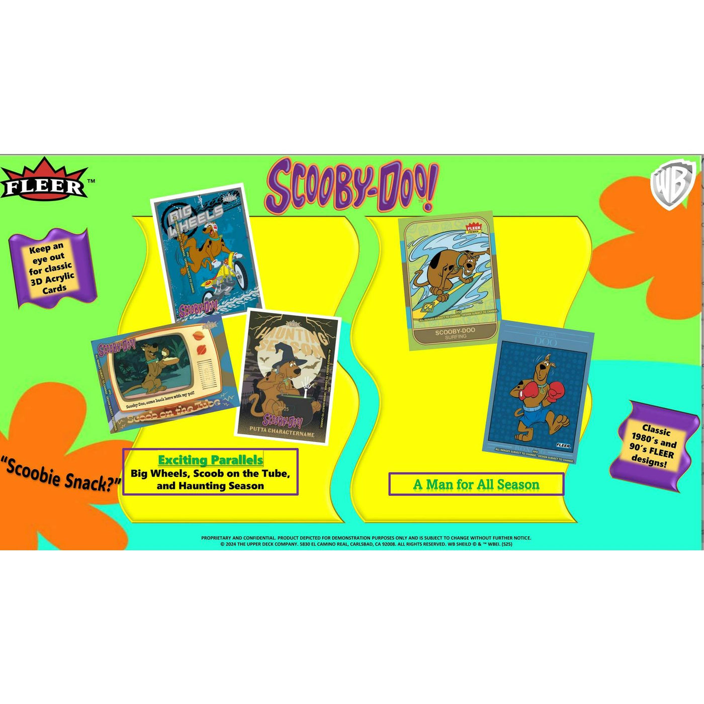 2025 Upper Deck Fleer Scooby Doo! Trading Cards Hobby 12-Box Case
