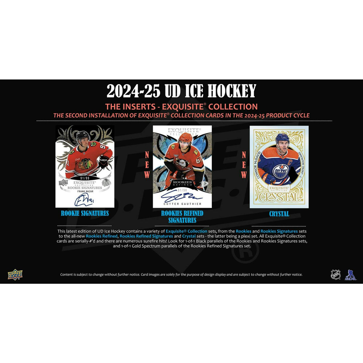 2024/25 Upper Deck Ice Hockey Hobby 24-Box Case