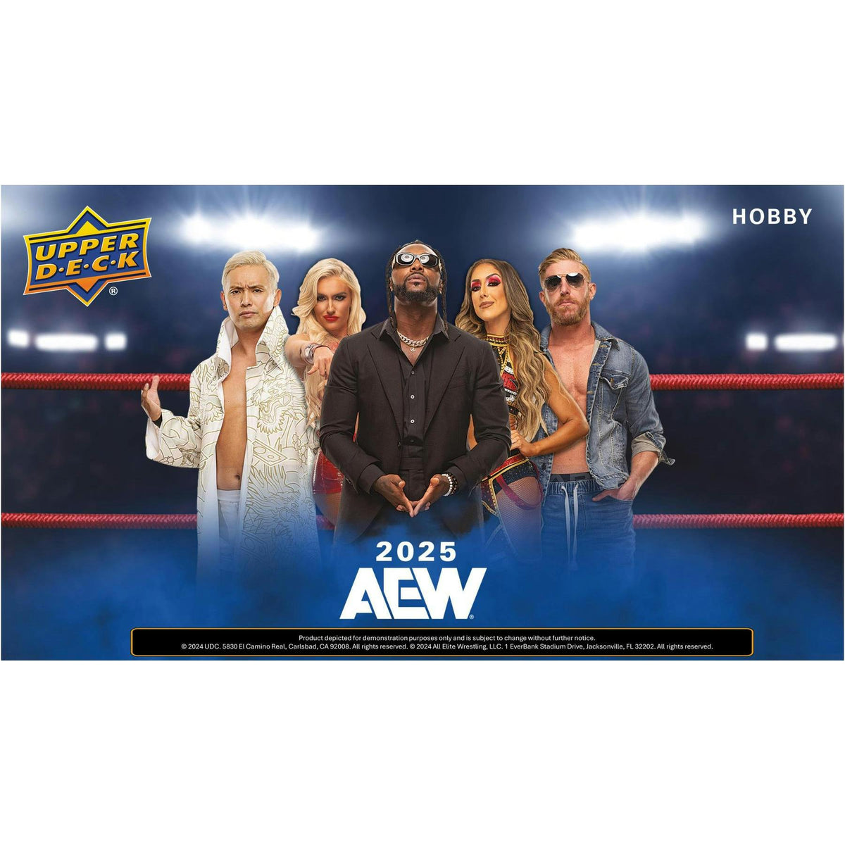 2025 Upper Deck AEW All Elite Wrestling Hobby 12-Box Case